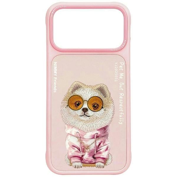 Nimmy Friends Nimmy Glass Cool Dog Case with MagSafe for iPhone 17 Pro 6.3" Pink - N-YJ-IP17-PRO-031