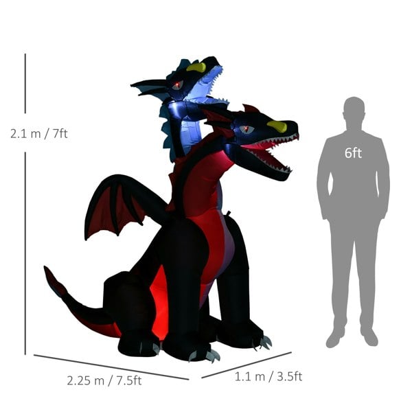 Inflatable Halloween Firedragon