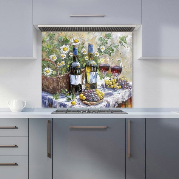 Warren Reed - Designer Vineyard Feast: Impressionist's Still Life Kitchen Splashback