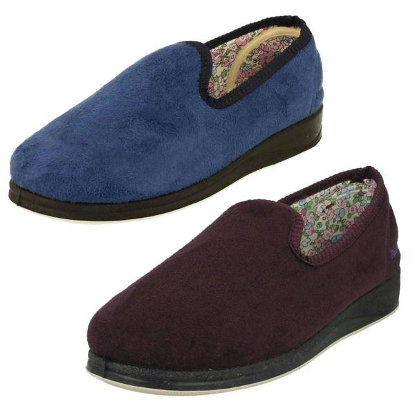 Padders Ladies Padders Wide Fit Slippers Repose 18