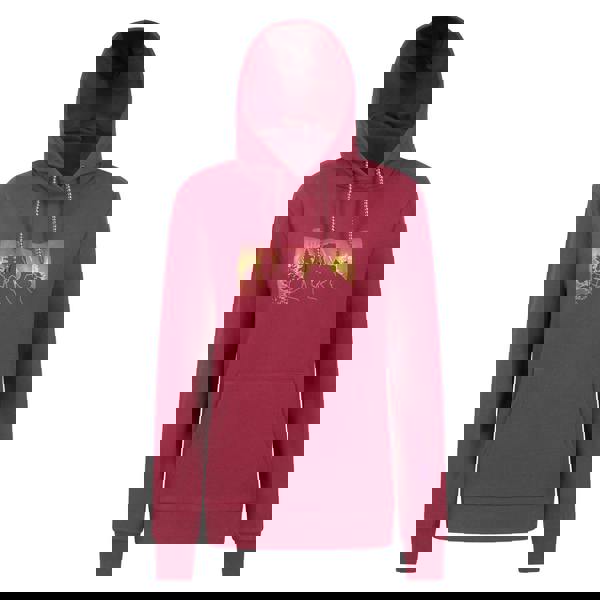 Mountain Warehouse Womens/Ladies Ombre Hoodie - Burgundy - 