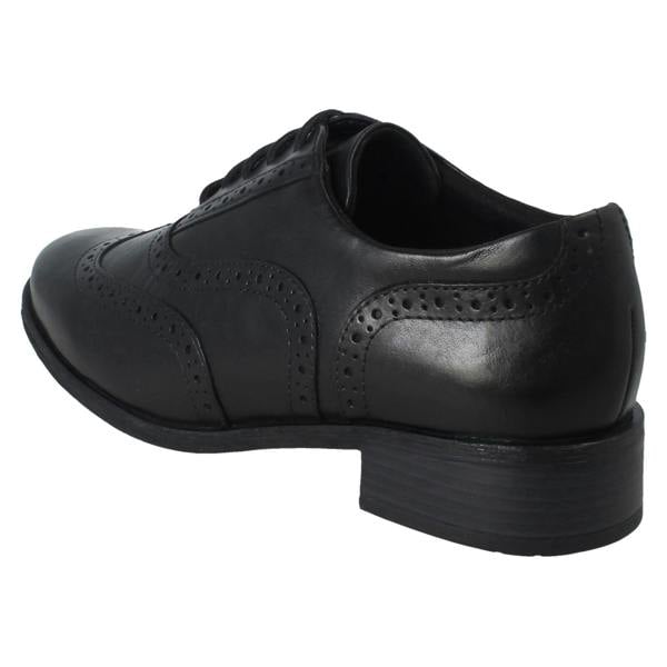 Clarks Ladies Clarks Lace Up Smart Brogue Shoes Havisham Oak