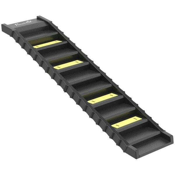 Dog Car Ramp with Anti-Slip Steps, 10-Steps Pet Stairs for Pets to Access Cars and High Beds, Black