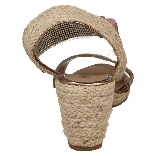 Savannah Ladies Savannah Wedge Glitter Sandals F12035