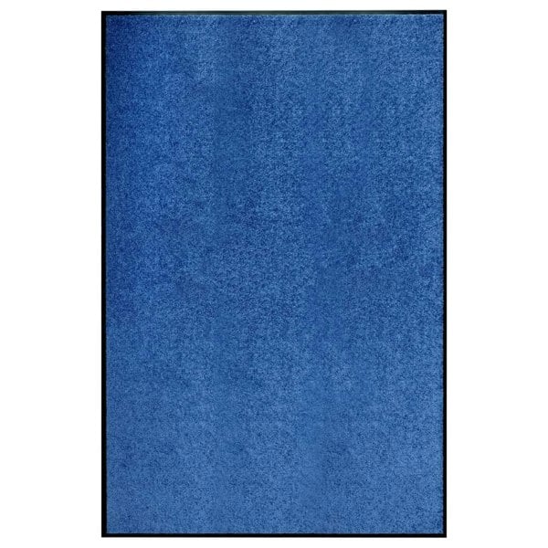 Berkfield Doormat Washable Blue 120x180 cm