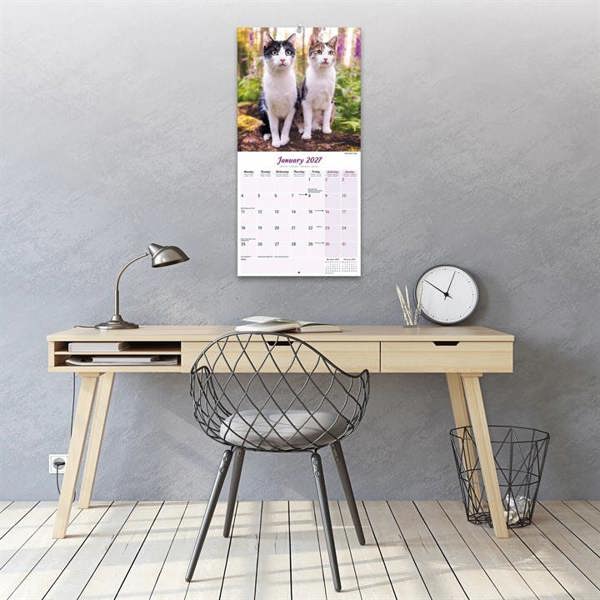 Cats Calendar 2027, Wall Calendars, Month To View, Cats, Gift