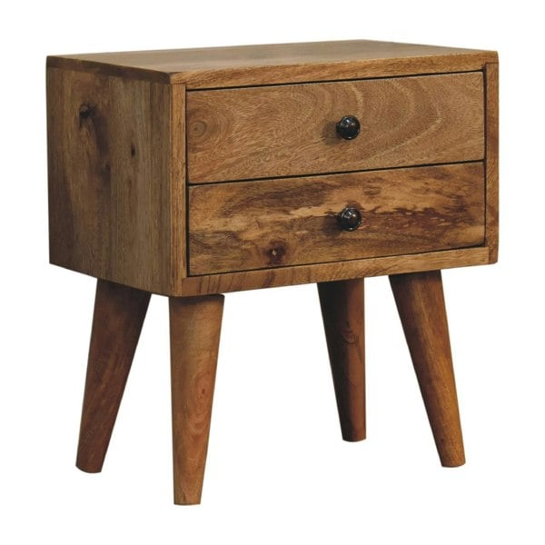 Artisan Furniture Mini Oak-ish Modern Bedside