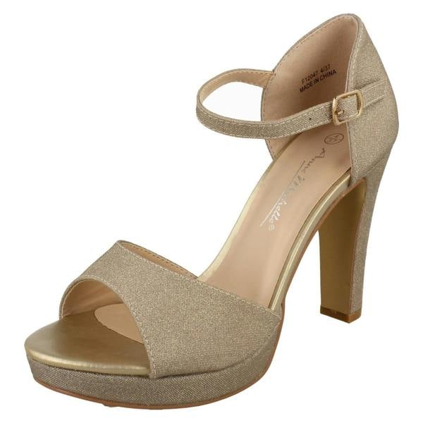 Anne Michelle Ladies Anne Michelle High Heel Platform Mule Sandal F12047