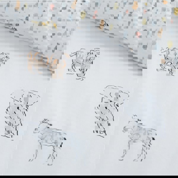 Bianca Zoo Animals Cotton Reversible Duvet Cover Set
