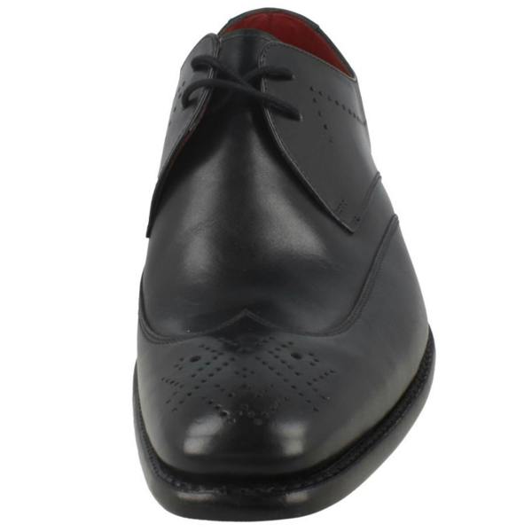 Loake Mens Loake Brogue Lace Up Leather Shoes Stitch