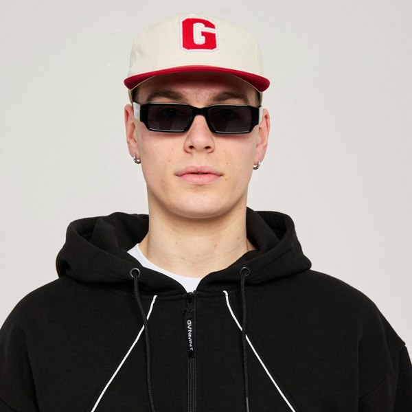 GVNMNT Clothing Co G Way Cap - Cream / Red