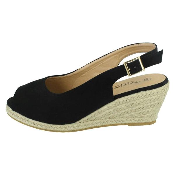 Savannah Ladies Savannah Wide Fit Wedges F2295