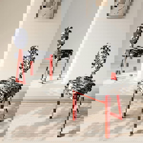 Rit Concept Adetokunbo Accent Dining Chair, Black & Red