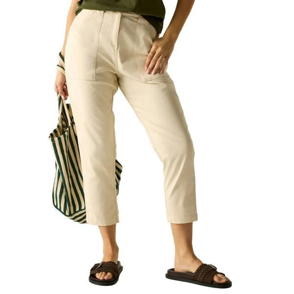 Regatta Womens/Ladies Shorebella Capri Trousers - Light Vanilla - 