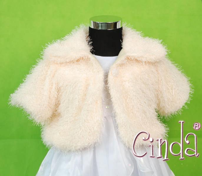 Cinda Faux Fur Bolero Coat