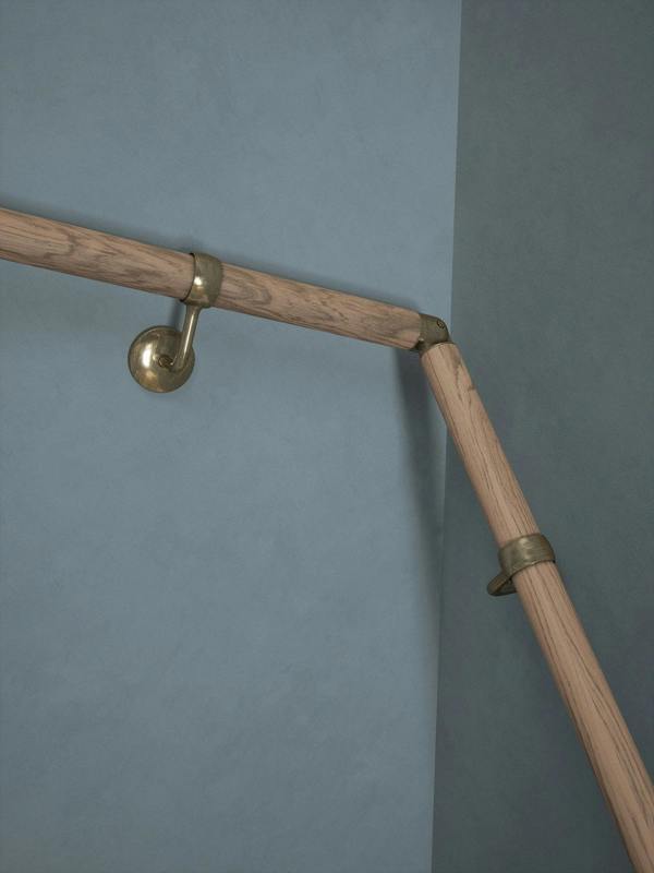 Handrails Direct Oversley Walnut Double Winder Handrail