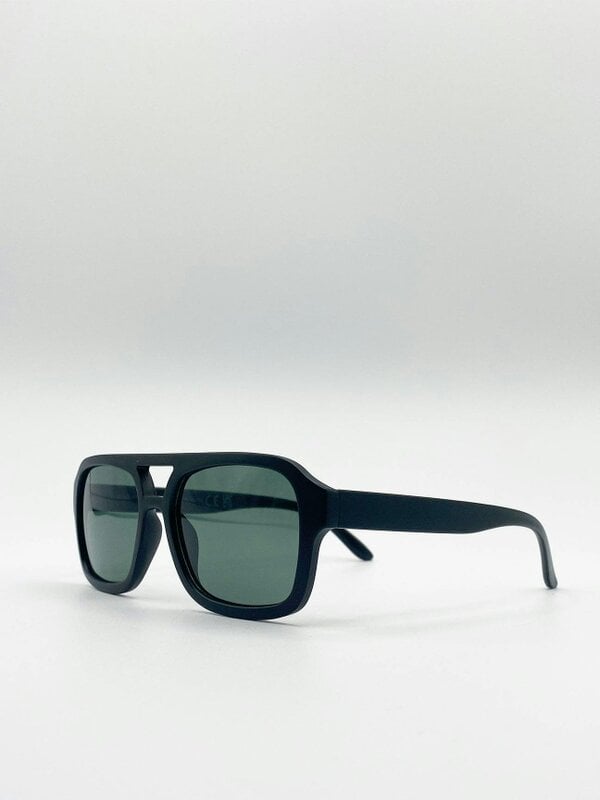 SVNX Navigator Retro Style Plastic Frame Sunglasses