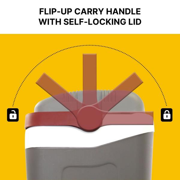 Koolatron 24L Electric Cool Box Warmer Mini Car Fridge Portable Iceless Cooler for Travel Camping