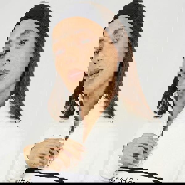 Brave Soul Cream Funnel Neck Quarter Zip Sweatshirt With Embroidery - Cream Image 4