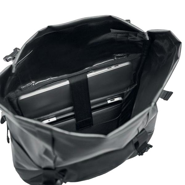 MidOcean Jaya Bag Roll Top Tarpaulin Backpack - Black - 
