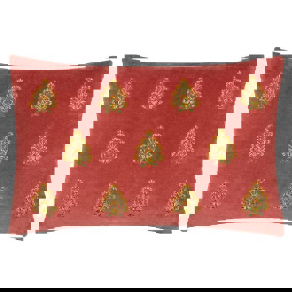 Paoletti Rennes Embroidered Cushion Cover - Regal Blue