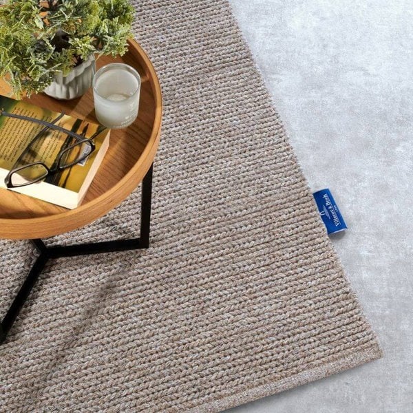 The Rugs Handwoven Natural Wool Rug - Sustainable Elegance