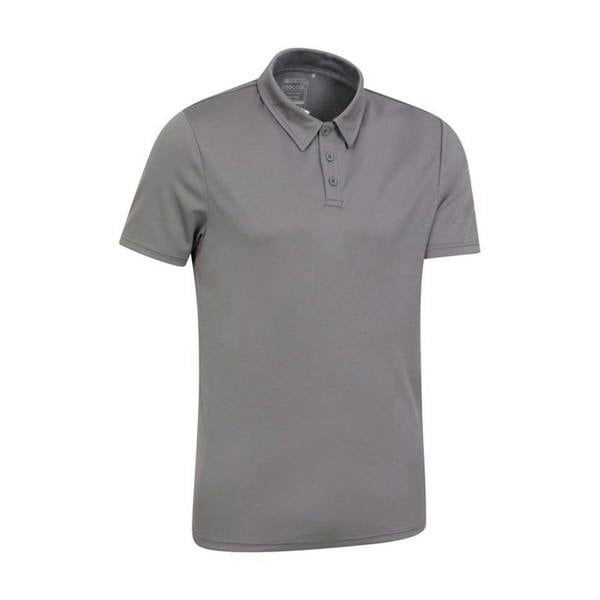 Mountain Warehouse Mens Endurance IsoCool Polo Shirt - Dark Grey - 