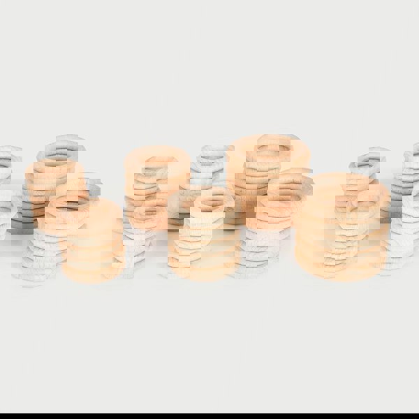 tickit Natural Wooden Rings