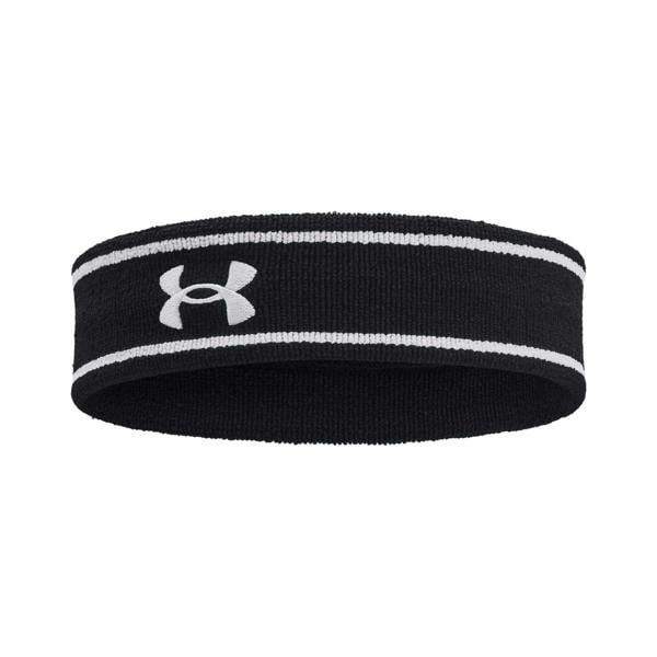 Under Armour Performance Striped Terrycloth Headband - Black