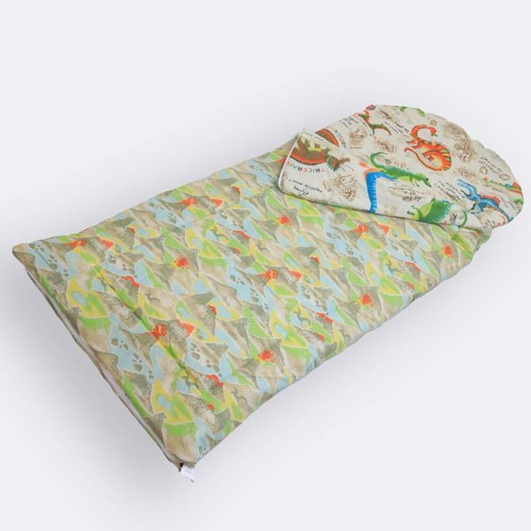 Dino Discovery Sleeping Bag - Happy Linen Company