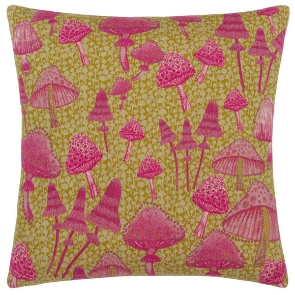 Furn Abstract Mushrooms Cushion Cover - Purple