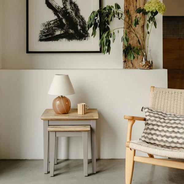 Statement Furniture Florence Nest of Tables 2 Side Lamp Tables