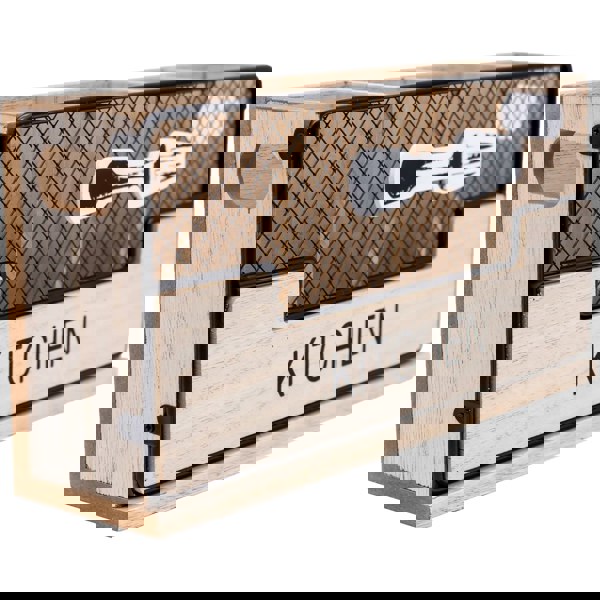 Maison des Cadeaux Vintage 4-Compartment Cutlery & Utensil Holder