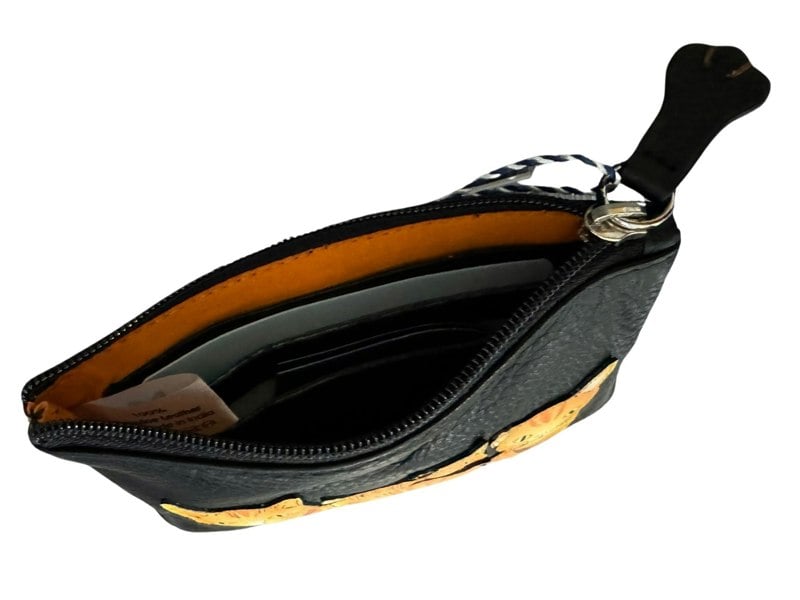 Mala Leather Kitty Crew Coin RFID Leather Purse