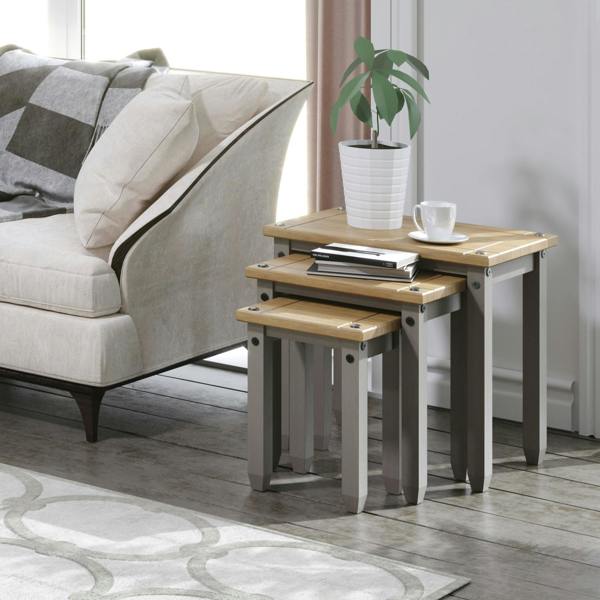Core Products Corona Nest of 3 Coffee Tables