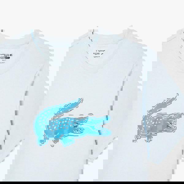 Lacoste Mens Logo Ultra Dry Sport T-Shirt - Blue - 
