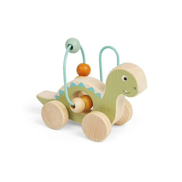 Bigjigs Toys Push Along Diplodocus Bead Frame