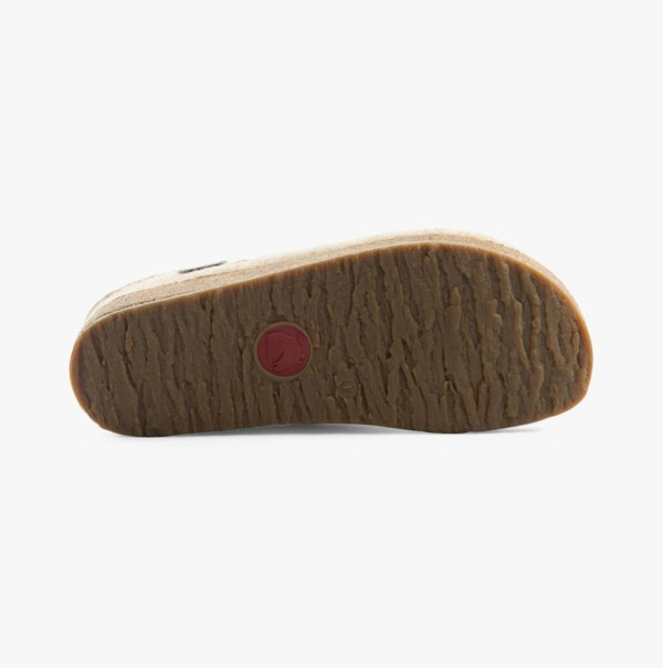 Haflinger CUORICINI Womens Felt Clogs Grey