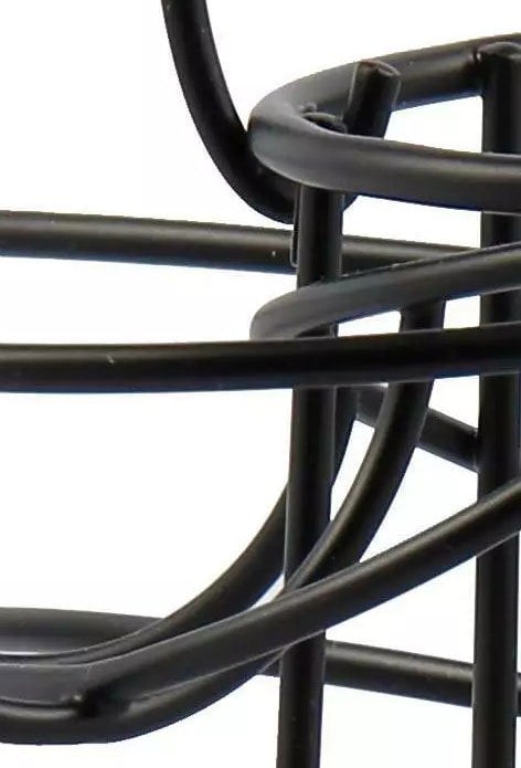 Modcraft Black Spiral Egg Rack Stand Helter Skelter Style Holds 18 Eggs Kitchen Counter Storage