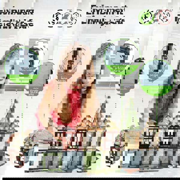 Dekko Magnetic Tiles 60PC for Kids Building Blocks Construction Fun Activity Kit