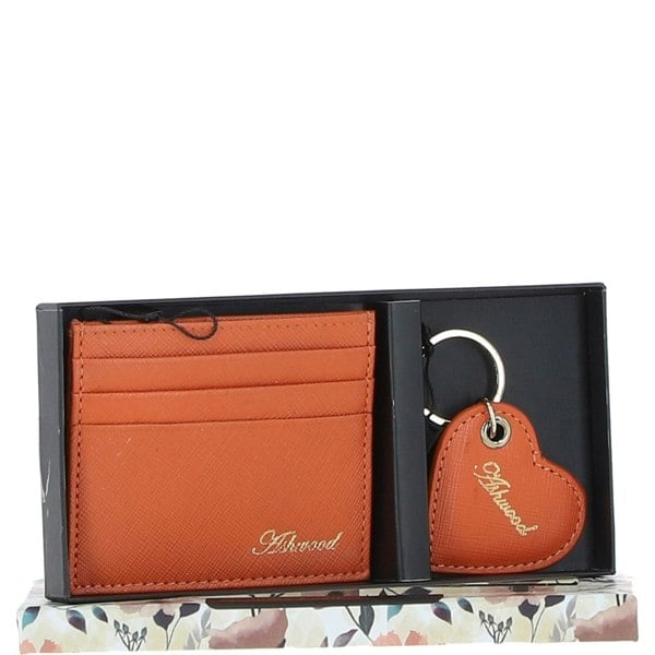 Leather Card Holder & Gift Set: slg-31342