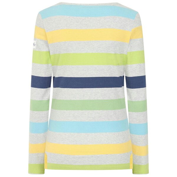 Lazy Jacks LJ97M - Long Sleeve Multi Striped Breton - Winter Greens