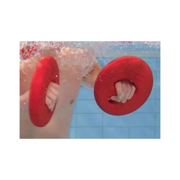 Beco Aquadisc aqua aerobics aid: coated PE foam red dumbbell floaties