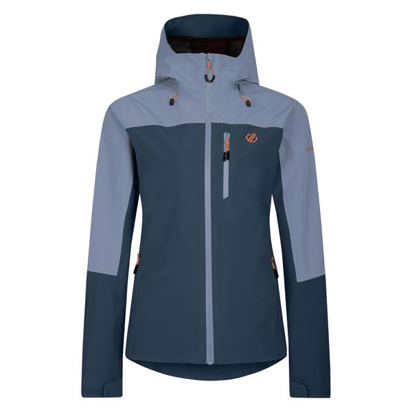 Dare 2B Womens/Ladies Mountain Series Waterproof Jacket - Moonlight Denim/Rainwashed