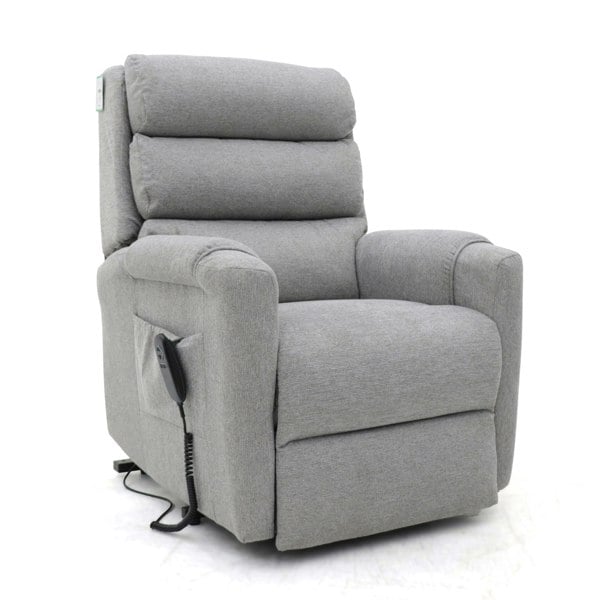 Burton Rise and Recline Armchair Electric Dual Motor Grey - 7