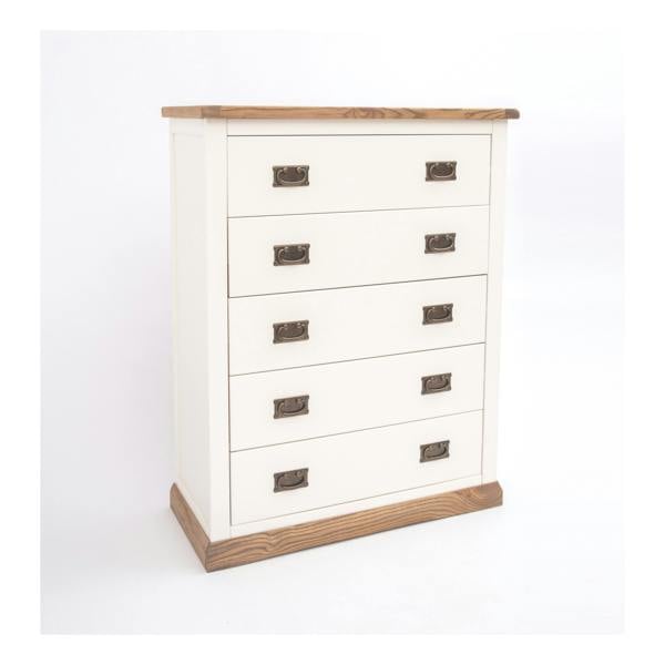 Cabinet Bits Tropea 5 Drawer Chest of Drawers Bras Drop Handle