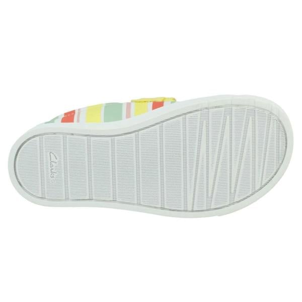 Clarks Childrens Clarks Hook & Loop Fastening Canvas Shoes City Bright