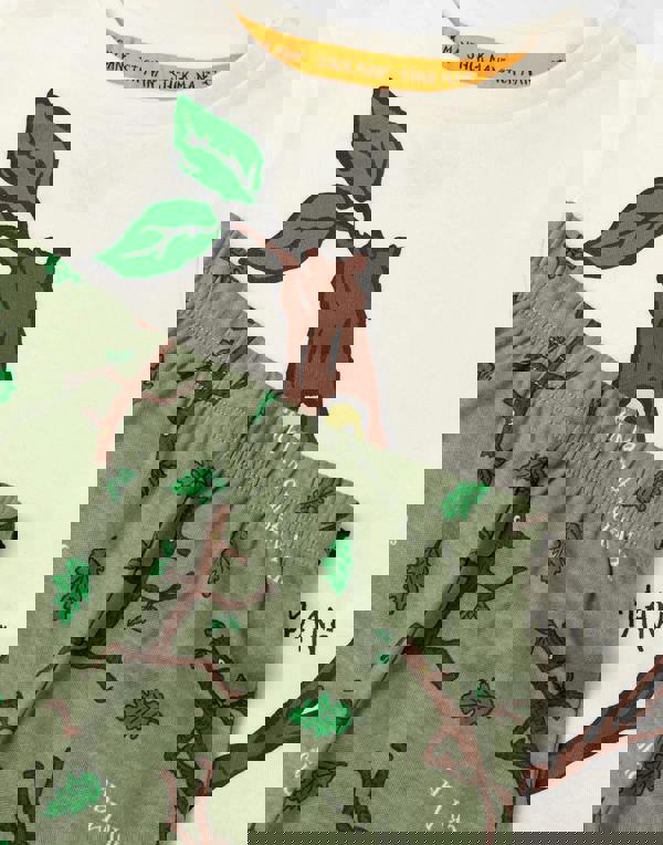 Gruffalo & Friends Stickman Unisex Kids Beige Character Long Sleeve Long Leg Pyjama Set