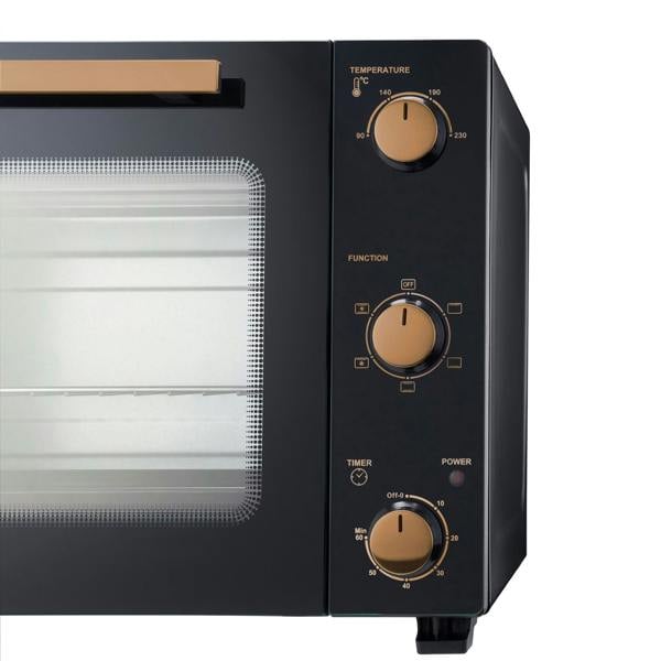 Cooks Professional 48L Mini Oven | Black / Copper