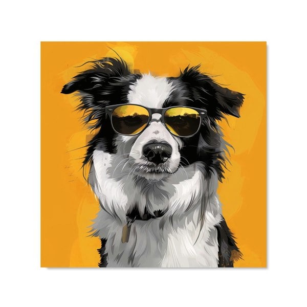 Warren Reed - Designer Cool Collie with Attitude Kitchen Splashback